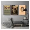 Canvas Painting Vintage Wall Pictures Kraft Poster Coated Stickers Home Decor Gift Johann Sebastian Bach German Musician