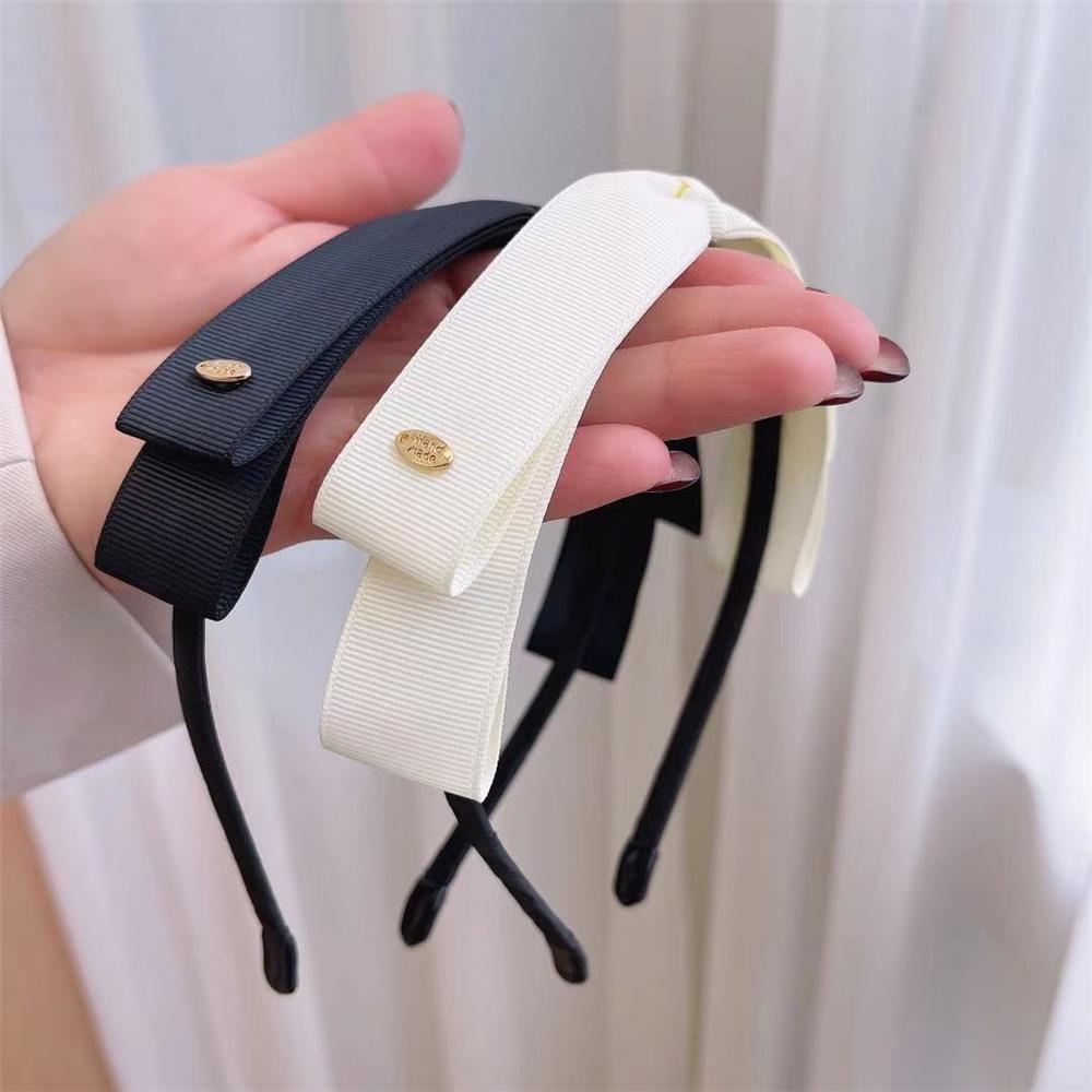 Аксессуары для волос Милый винтажный бант-ободок Головной убор Широкая повязка на голову Повязка на голову с бантом Резинки для волос