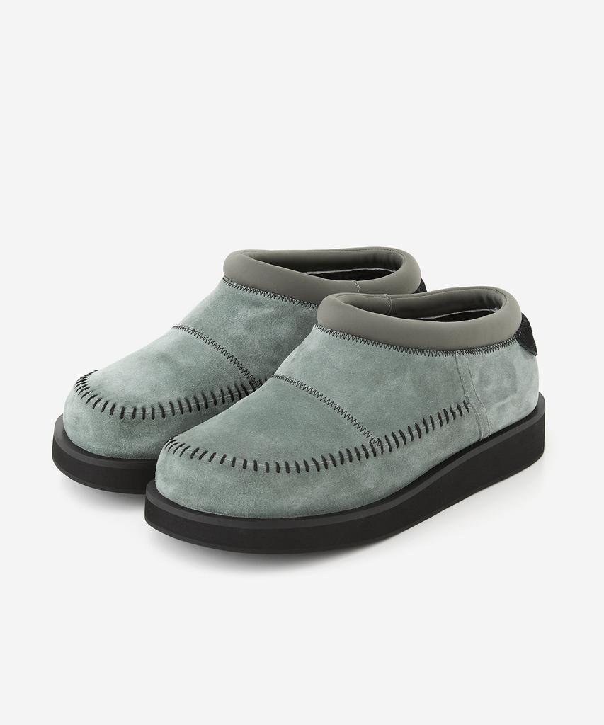 Романтичные Ботинки Croco Зимние R24U003 (Мятная замша)