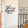 1pc Home Sweet Home Sign – Metal Wall Decor, Stylish Door & House Decoration, Elegant Wall Hanging for Home Decor