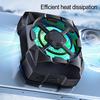Rechargeable Phone Radiator Low-Noise Wireless Magnetic 3 Speeds Adjustable Gaming Phone Cooling Fan with LED Lights