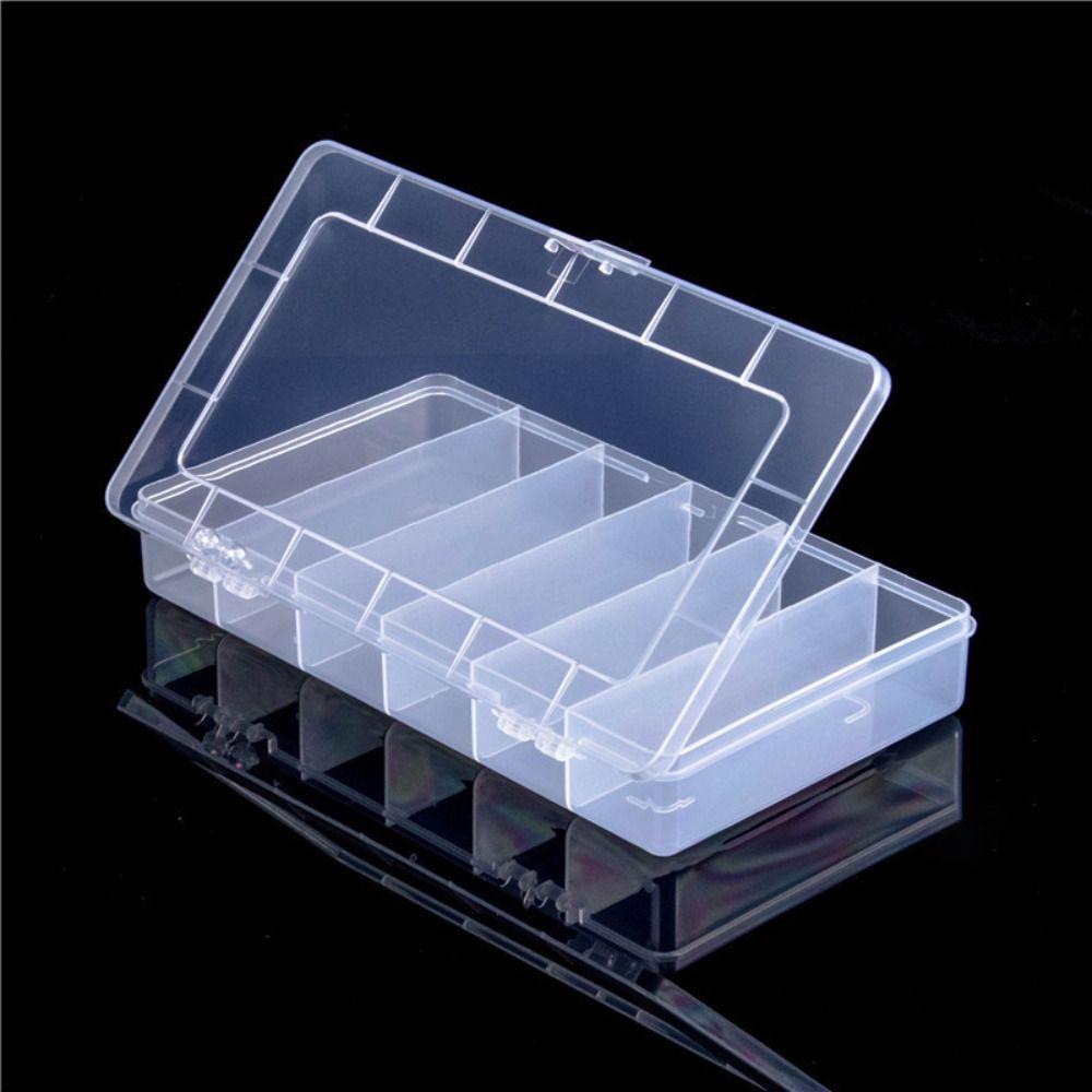 Adjustable Dividers Tool Organizer Box Transparent Accessory Organizer Hardware Accessories
