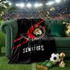 Senators Heritage Throws Blanket Flannel Blankets Plush for Couch Bed Gifts for Men Women Travel picnic blanket Christmas fan gifts