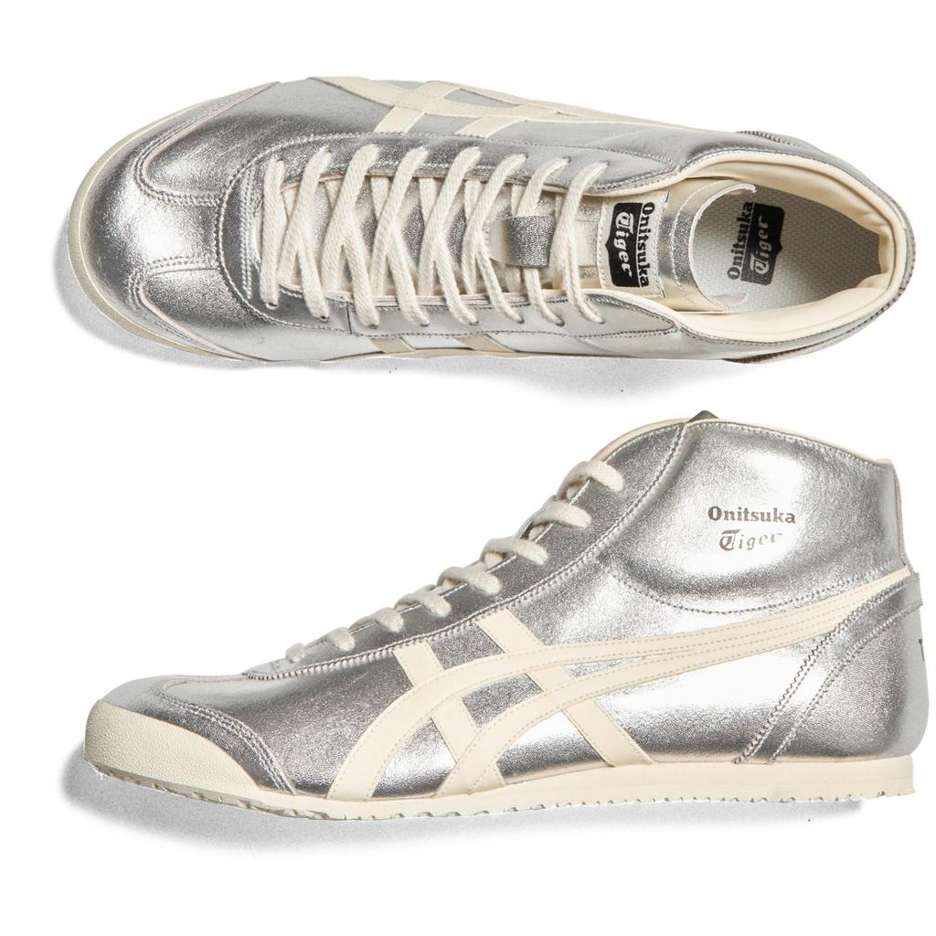 Unisex Sneakers Onitsuka Tiger Mexico Mid Runner Silvler Cream Silvler/Cream