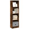 VidaXL Bookcase Smoked Oak 40x24x143 Cm Engineered Wood, Bookshelf, Book Holder, Book Support, Cabinet of 857787