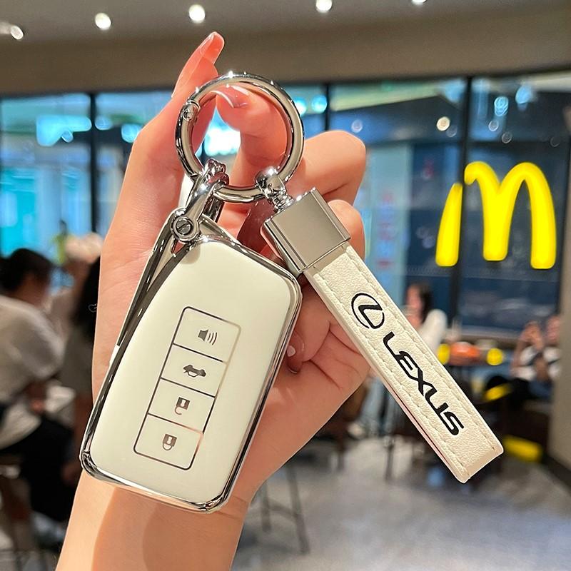 For Lexus NX GS RX IS ES GX LX RC 200 250 350 LS 450H 300H TPU Car Remote Key Case Cover Keychain Protection Shell Accessorises