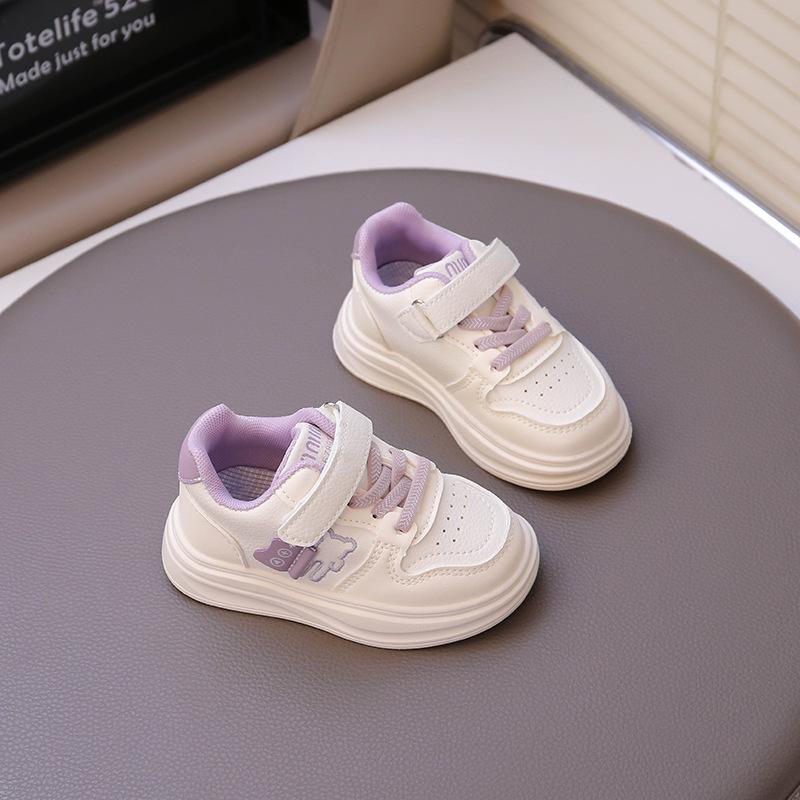 Children's Little White Shoes 2025 Spring and Autumn New Korean Version of Girls Board Shoes Boys Casual Sports Shoes Children's Shoes Fashion