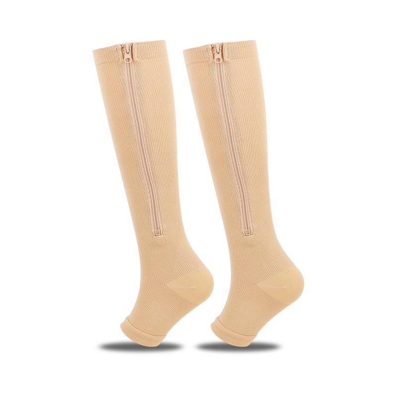 Компрессионные носки для бега на молнии: Трансграничные виды спорта, поддержка голени