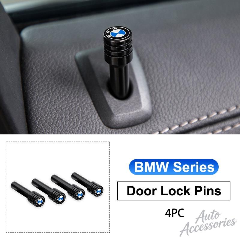 EAJN6 Car Door Lock Knob Pull Pins Alloy Security Insurance For BMW M F10 F20 F30 F40 F15 F25 F26 F31 F49 E62 E83 E84 G20 G11 G32 G12