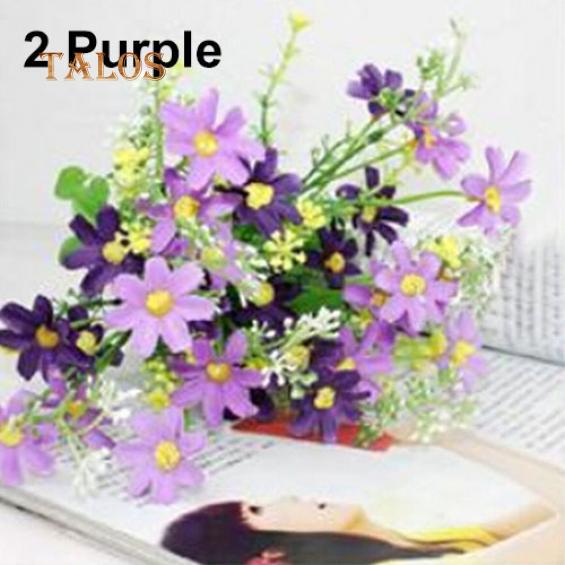 1 Bouquet 28 Heads Artificial Fake Flower Home Coffee Shop Wedding Decor