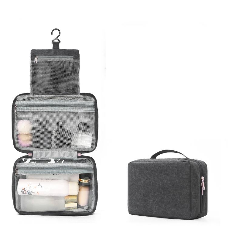 Oxford Fabric Men Business Portable Storage Bag Toiletries Organizer Women Cosmetic Bag Waterproof Hanging Travel Wash Pouch