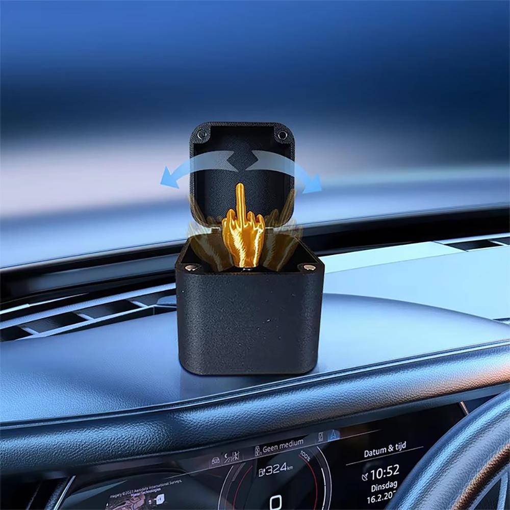 Подарочная коробка со средним пальцем, рождественский интересный розыгрыш, подарок для офисного стола, украшения дома, подарки, украшения, игрушки для детей