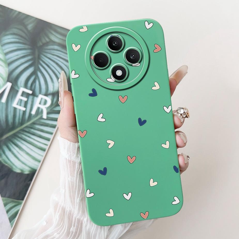Чехол для Oppo Reno12 F 4G CPH2687 Новый Роскошный Конфетный Покрашенный Чехол Ударопрочный Чехол для Телефона Для Oppo Reno 12F Reno12 FS 5G Мягкая Оболочка