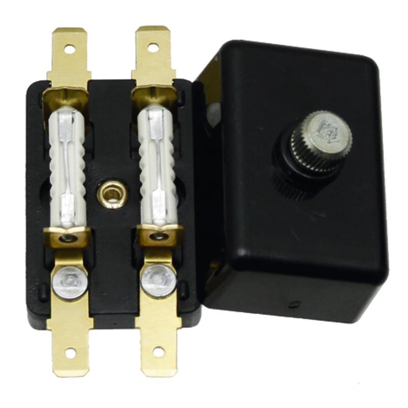 Plug-in fuse box 2-pin 8A suitable for Torpedo DIN/ISO 72581/1