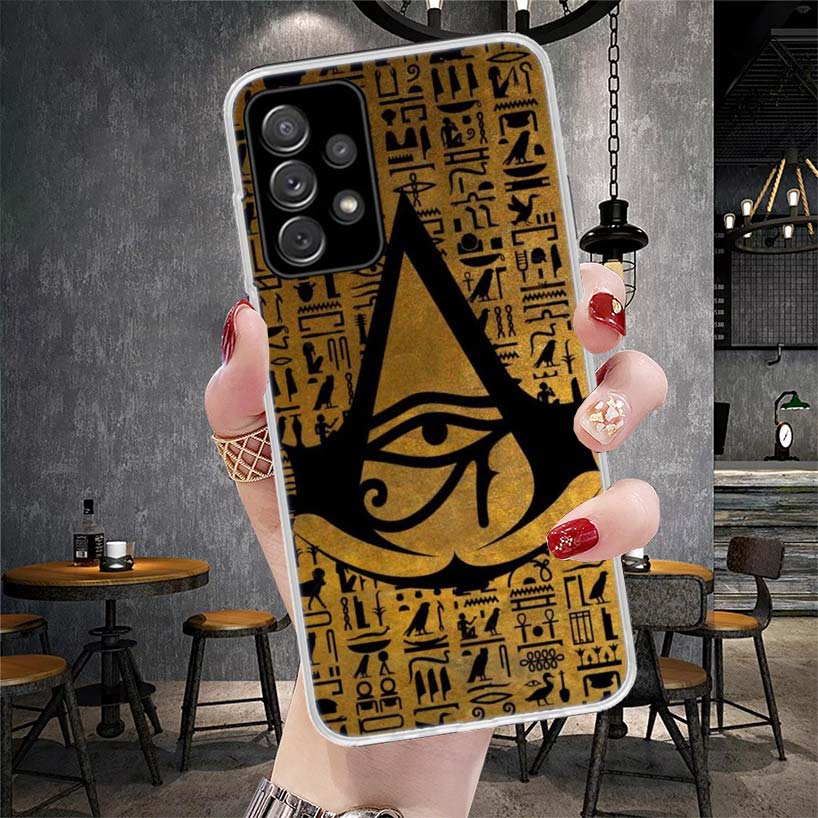 Египет Нефертити Анубис Анх Фараон Мягкий Чехол Для Телефона Для Samsung Galaxy S22 S23 S24 S25 Edge S26 Ultra S20 FE S21 Plus + Fundas C