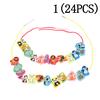 24Pcs Baby Wooden Diy Toy Fruit Animal Stringing Threading Wooden Beads Toy