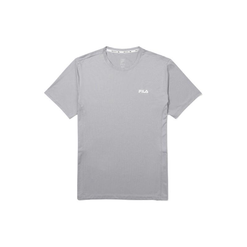 Fila Футболки Мужские Серые С Круглым Вырезом Умеренный Прямой Крой FS2RSF2201M-LML