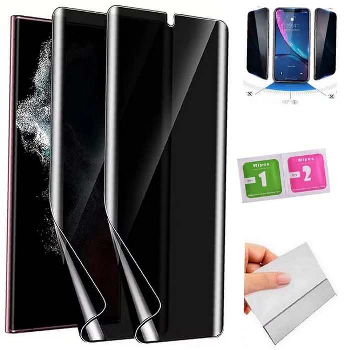 2 Films Hydrogel Anti-Espion pour Samsung Galaxy A14 5G - technologie de filtration des angles de vue