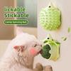 HOOPET натуральный шарик кошачьей мяты в форме ежа, настенная игрушка-мяч, облизываемая закуска для кошек, способствует успокаивающим закускам для кошек, полезная закуска