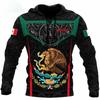 New Mexican Hoodies Men's Hoodie 3D Print Mexico Flag Tops Autumn Long Sleeve Streetwear Designer Hooded Hoodie For Men Clothing