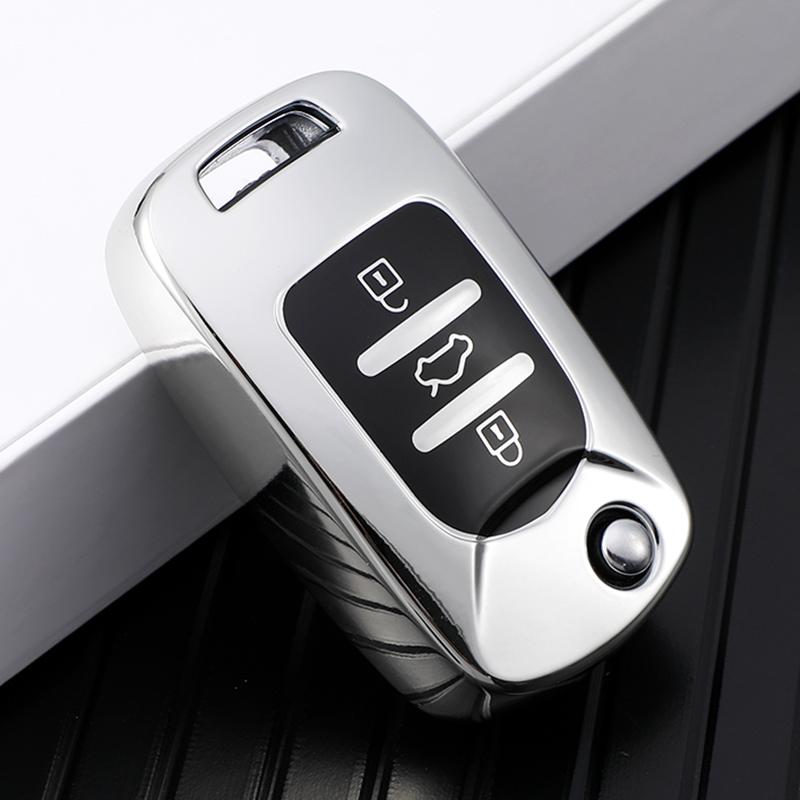 Для Wuling Baojun 310 510 560 630 730 TPU автомобильный чехол для ключей с 3 кнопками чехол-держатель сумка-оболочка брелок протектор для ключей аксессуары