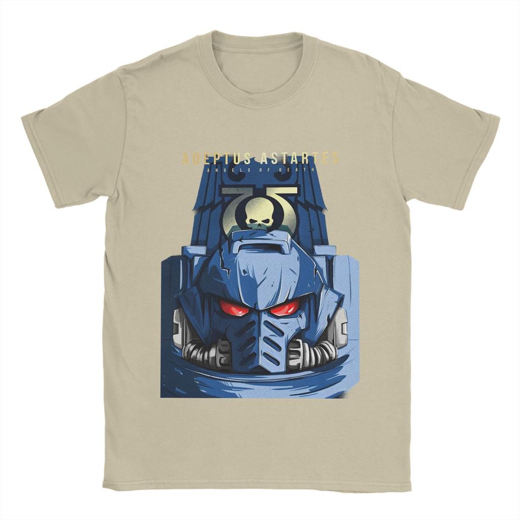 Мужская и женская футболка с графическим принтом Adeptus Astartes, футболки из 100% хлопка, одежда