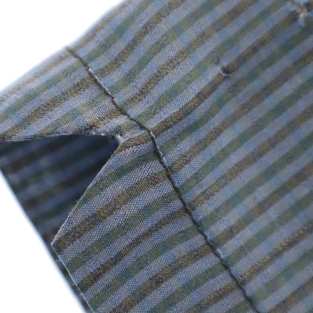 McGregor Винтажная рубашка 60-х годов, сделано в США, клетчатый узор, короткий рукав, открытый воротник, мужская, б/у