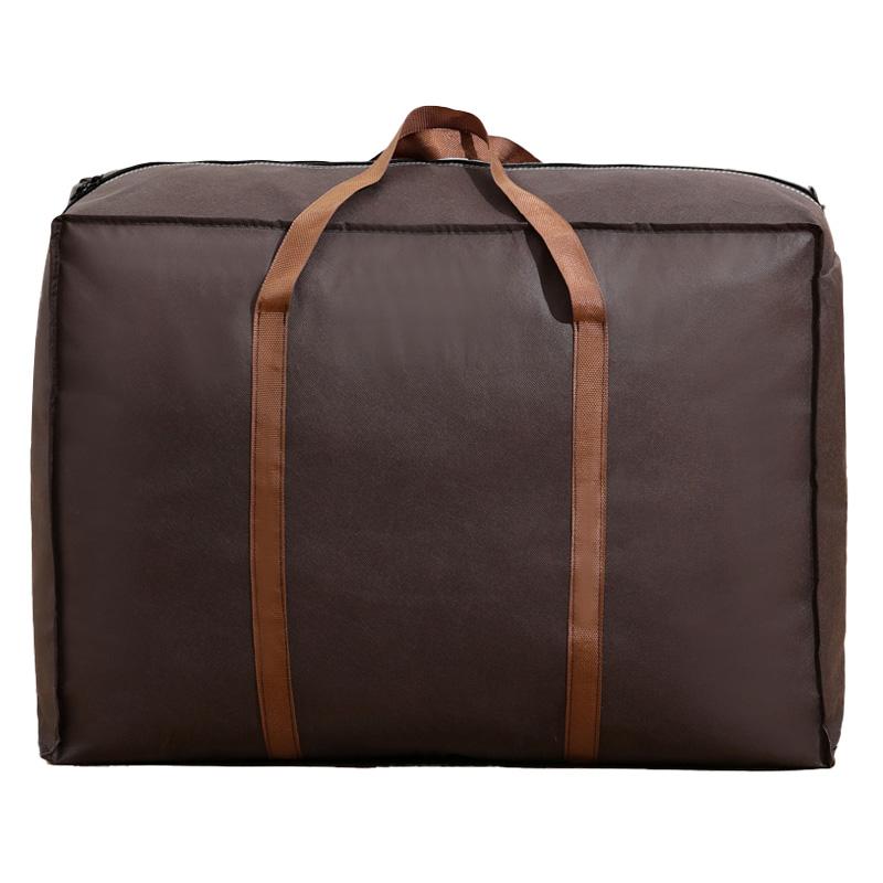 Сумки для хранения одежды большой вместимости из нетканого материала, домашняя сумка для упаковки одежды, прочная, для переезда, органайзер для багажа