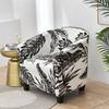 Tropical Plant Sofa Cover Elastic Spandex Relax Stretch Single Seat Club Couch Slipcover Living Room Armchair Protector Covers