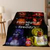 3D Игра F-FNAF Фредди Мультяшное Фланелевое Одеяло для Кровати Спальни Комнаты Гостиной, Мягкое Теплое Плед для Кемпинга Пикника Подарок Детям