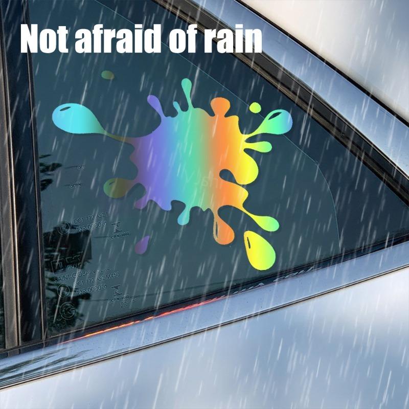 Наклейки на автомобильные пятна Креативные наклейки на автомобильные пятна Виниловые светоотражающие украшения Наклейки из ПВХ Креативные наклейки на электромобили