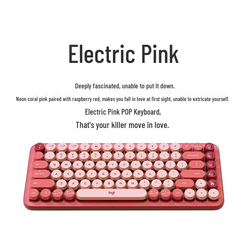Беспроводная механическая клавиатура Logitech POP Keys с Bluetooth и двойным режимом работы