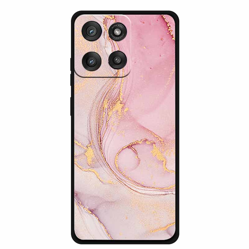 For Motorola Edge 60 Stylus Case Marble Painted Silicone Back Cover Case for Edge 60 Stylus Case Back Coque Edge 60 Stylus Cases