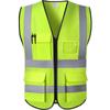 LED Reflective Safety Vest for Construction, Sanitation, and Night Riding