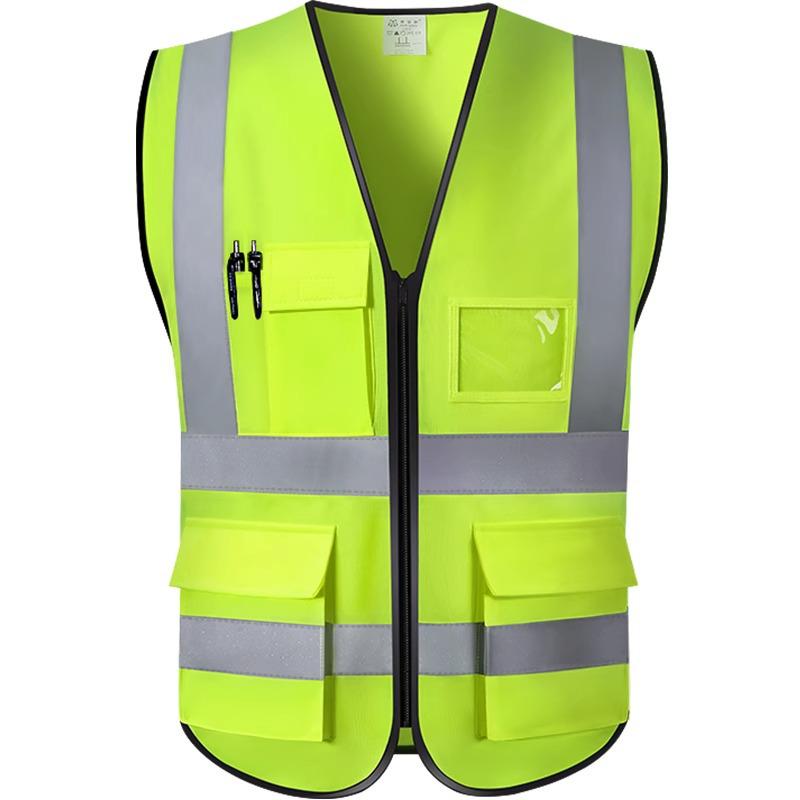 LED Reflective Safety Vest for Construction, Sanitation, and Night Riding