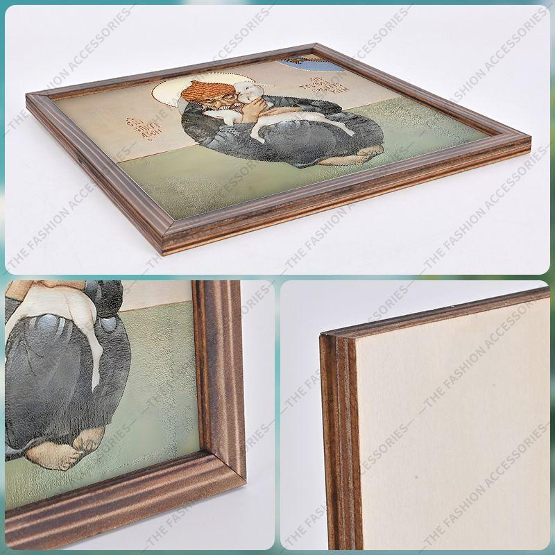 Декоративная роспись православных икон, Освященная икона «Св.. Спиридон Тримифунтский",Картина в рамке,Христианское настенное искусство,20см*20см,Духовный подарок