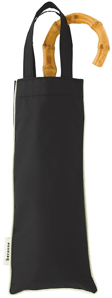 Потому что Складной Солнцезащитный и Дождевой УФ Защита PU Мини Сумка-Тоут Зонт, Зонт, Женский, Защита, Блокировка, Отделка, Сумка, Черный, B-095881