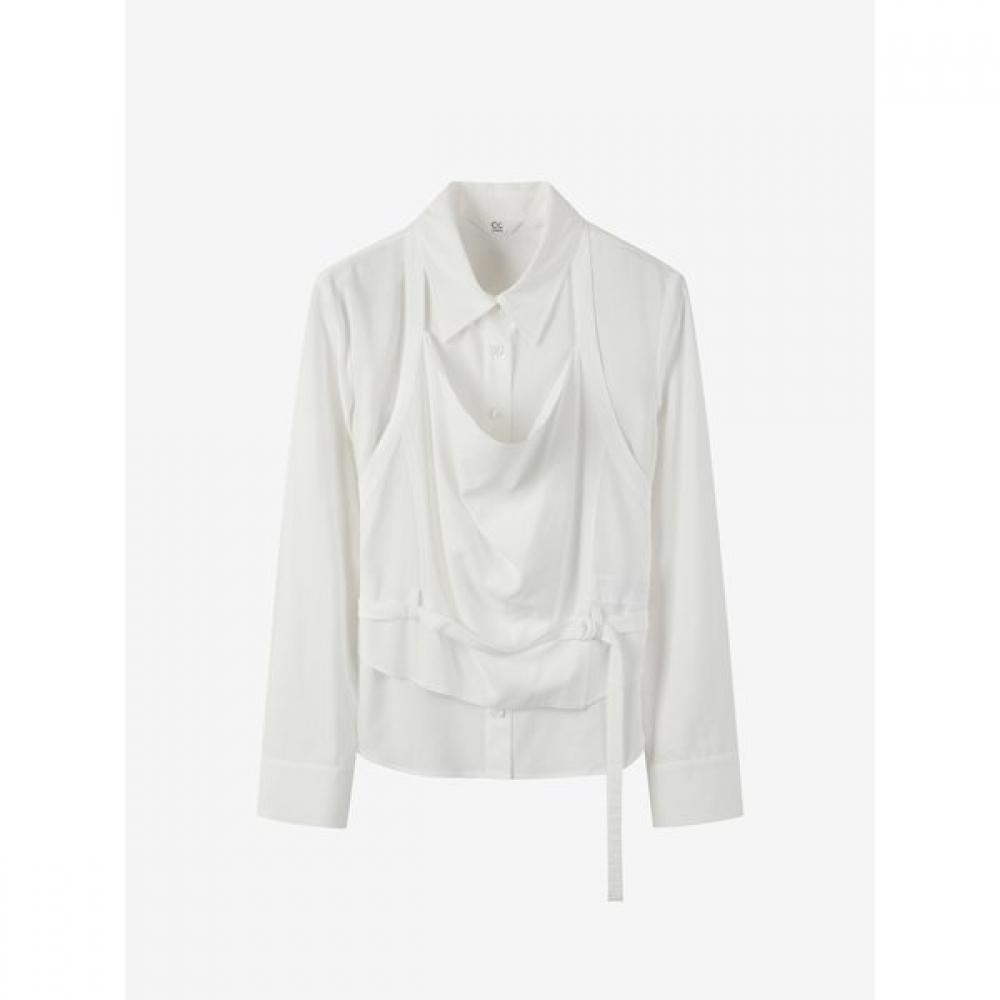 Cc Collect Layered Shirt Blouse C262msc032