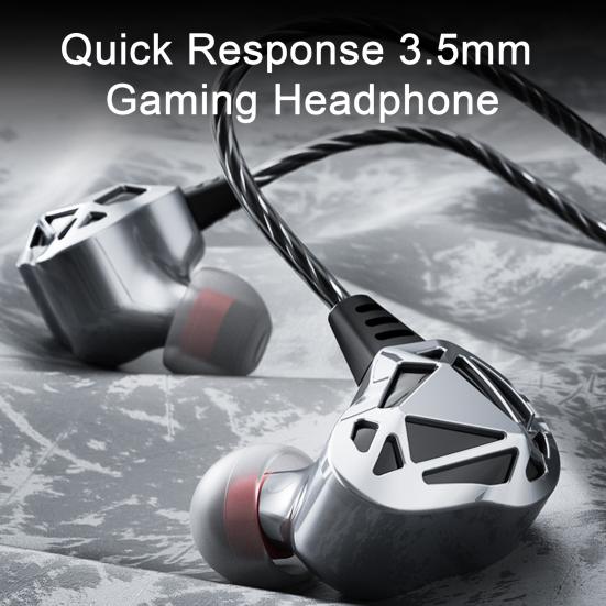 Проводные наушники, стерео объемный звук, Hi-Fi звук, вкладыши, тяжелые басы, 3,5 мм, проводные наушники, компьютерный аксессуар