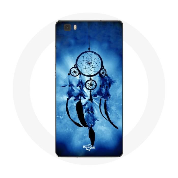 Coque pour Huawei P8 Attrape rêve bleu