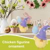 2025 Новые Пасхальные украшения Инс NerdyEaster Яйцо Цыпленок Фигурки Праздничные подарки Для дома В помещении DIY Украшение