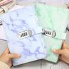 New School Notebook Paper 100 Sheets Personal Diary with Lock Code Thick Notepad Leather Office School Supplies Gift