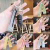 Bear Crystal Glass Doll Key Chain Acrylic Car Key Accessories Pendant Bag