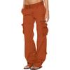 Womens Baggy Cargo Pants Vintage Jeans With Pockets Wide Leg Trousers Loose Overalls Long Pants Cargo Pants