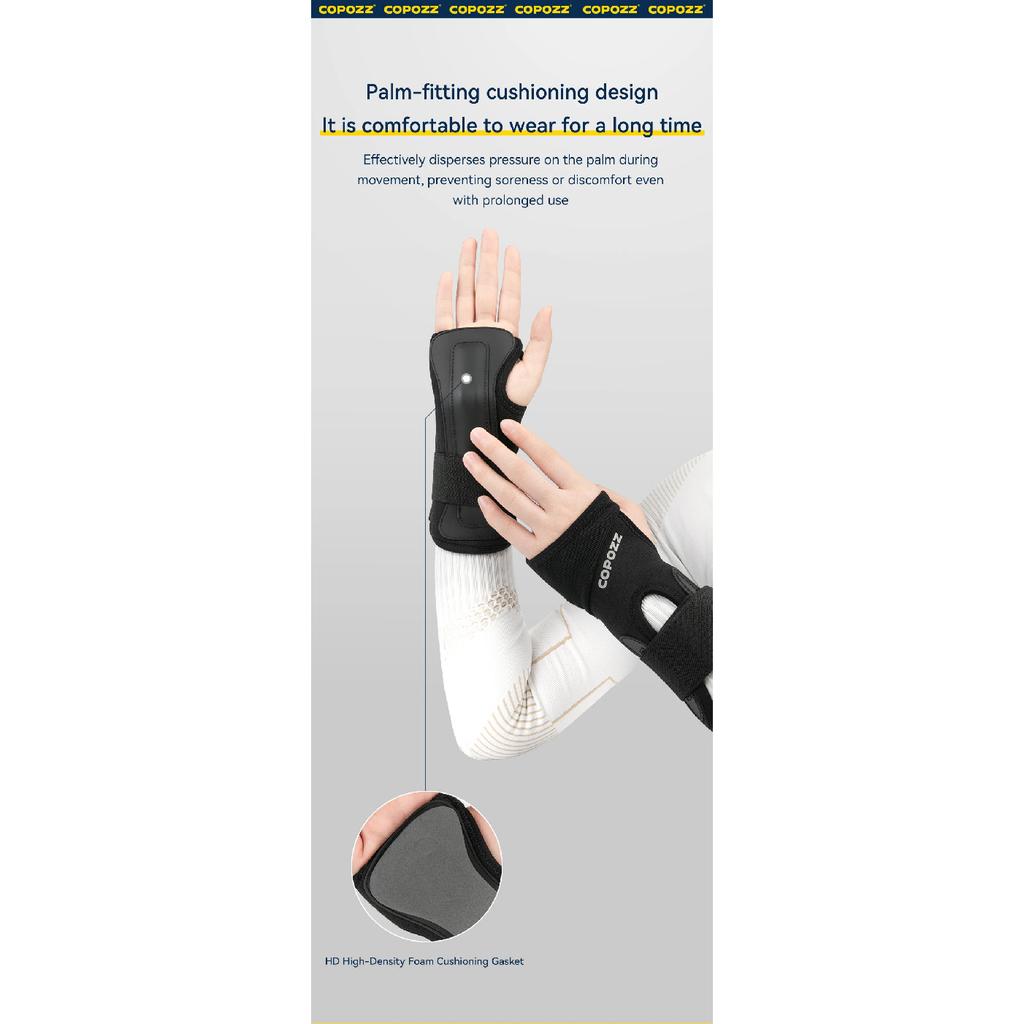 COPOZZ One Pair New Adult Ski Wrist Guard Snowboard Elastic Palm Protection Professional Men Women Skiing Protective Equipment