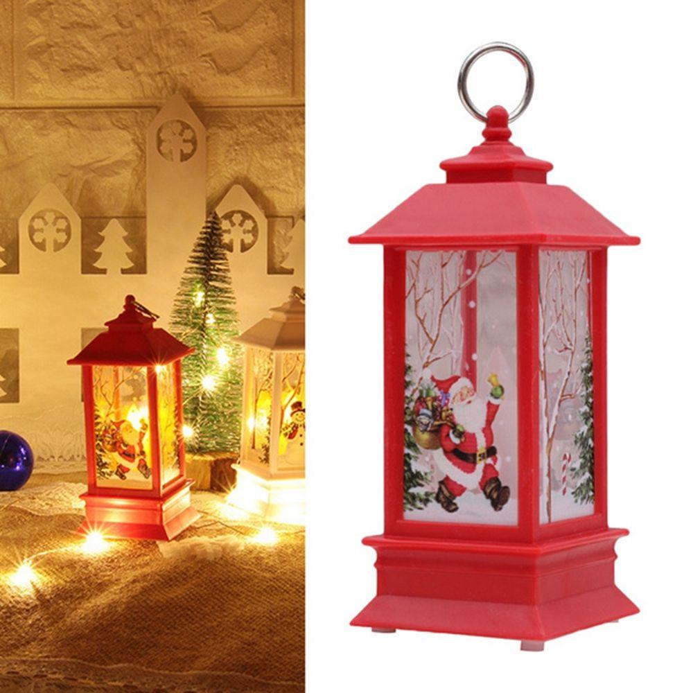 Реквизит Огни Детский Подарок Рождественские Огни Рождественский Фонарь Подвесное Украшение Подсвечник Лампа