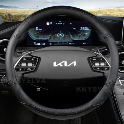 Чехол на руль автомобиля из искусственной кожи для KIA K5 KX5 K2 K3 GT, бренд Rio Cerato Sportage Stinger EV6 EV6 GT EV6 GT-line 