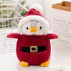 Cute Penguin Plush Toy In Christmas Outfit
