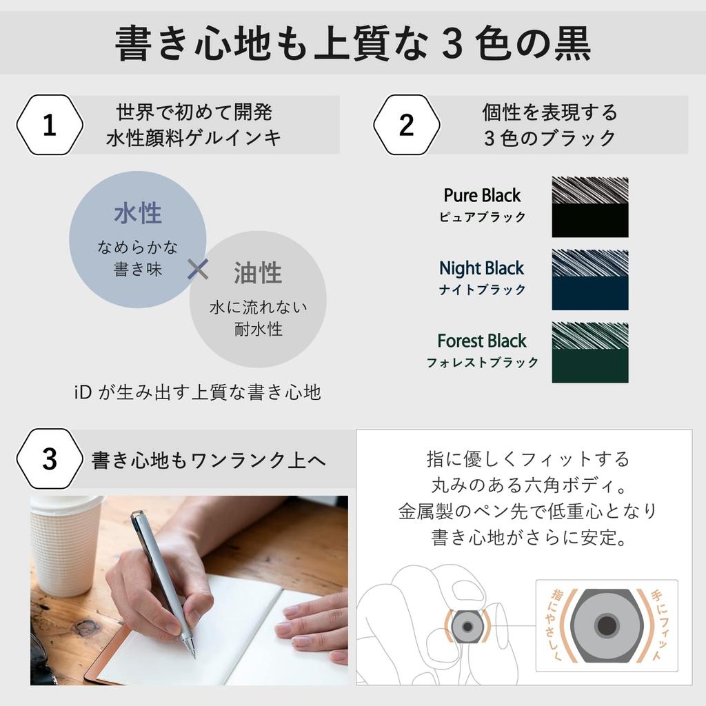 Ручка шариковая гелевая Sakura Ballsign iD Cray-Pas, Plus, набор из 3 цветов, 0,4 мм, GBR354-3