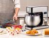 Многофункциональный стационарный кухонный комбайн 220 В с чашей из нержавеющей стали для выпечки и смешивания. Подходит для большинства домашних кулинаров.